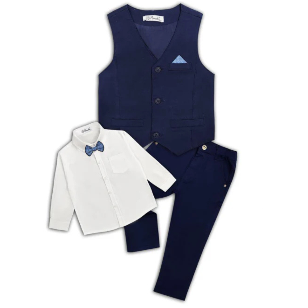 Completino da bambino con papillon