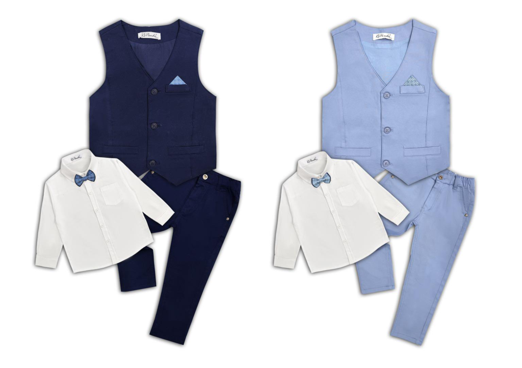Completino da bambino con papillon