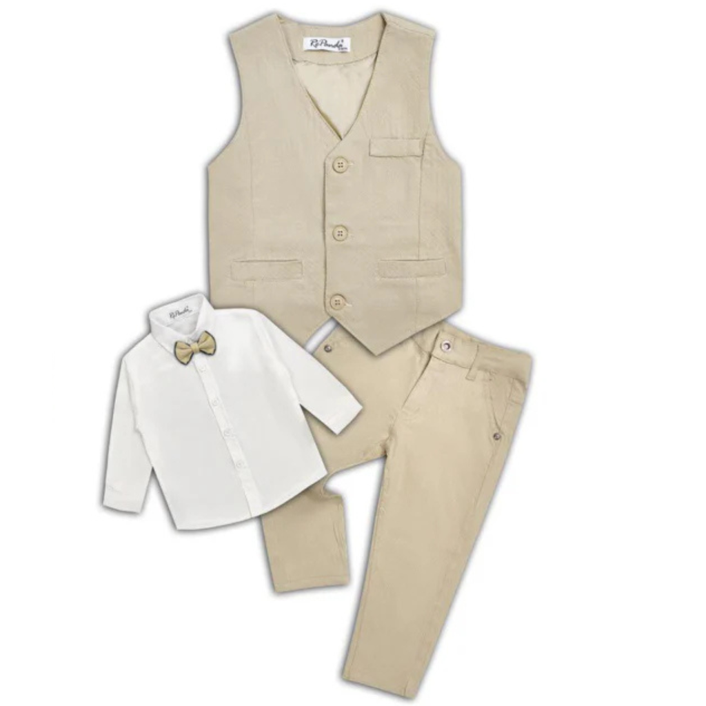 Completo elegante 3 pezzi da bambino