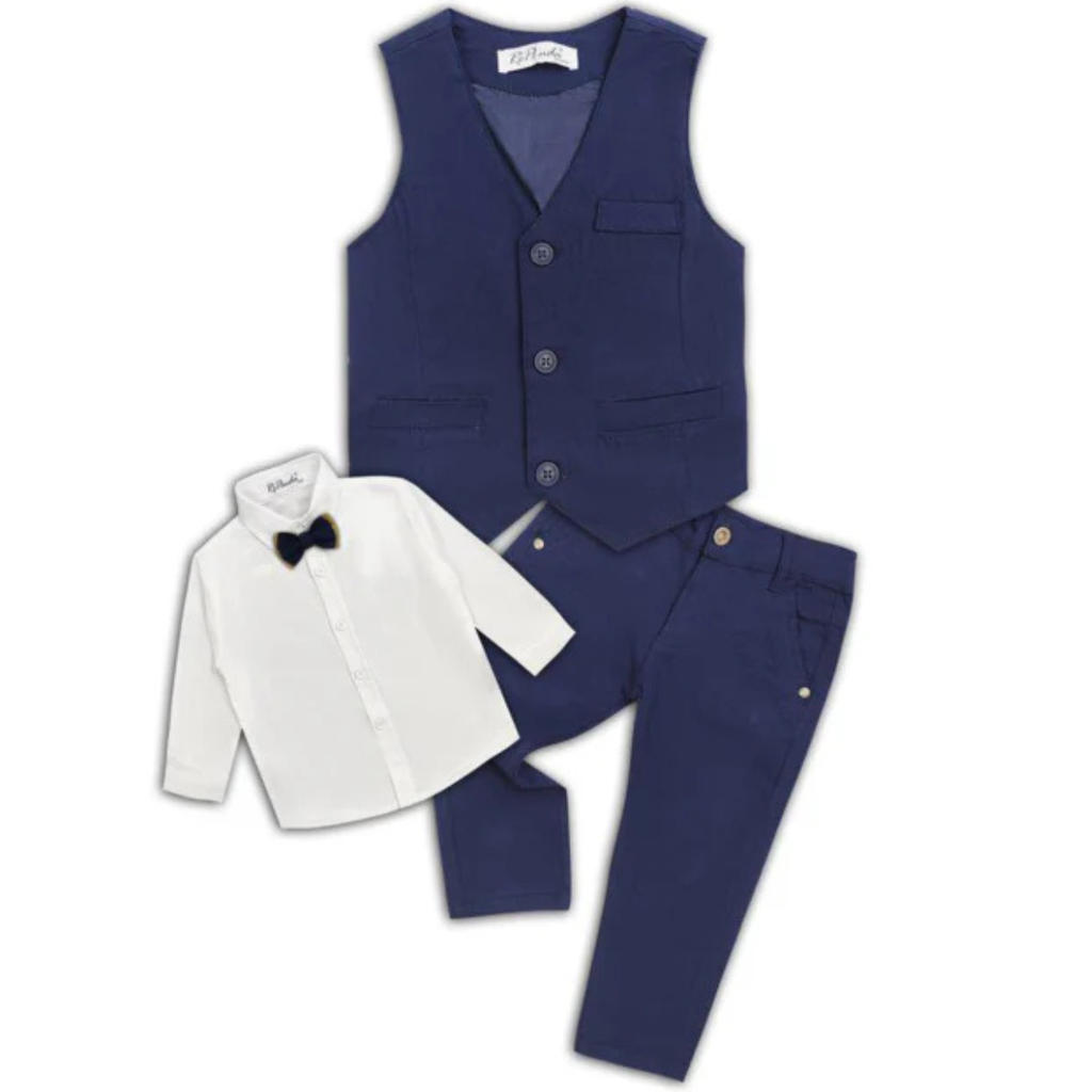 Completo elegante 3 pezzi da bambino