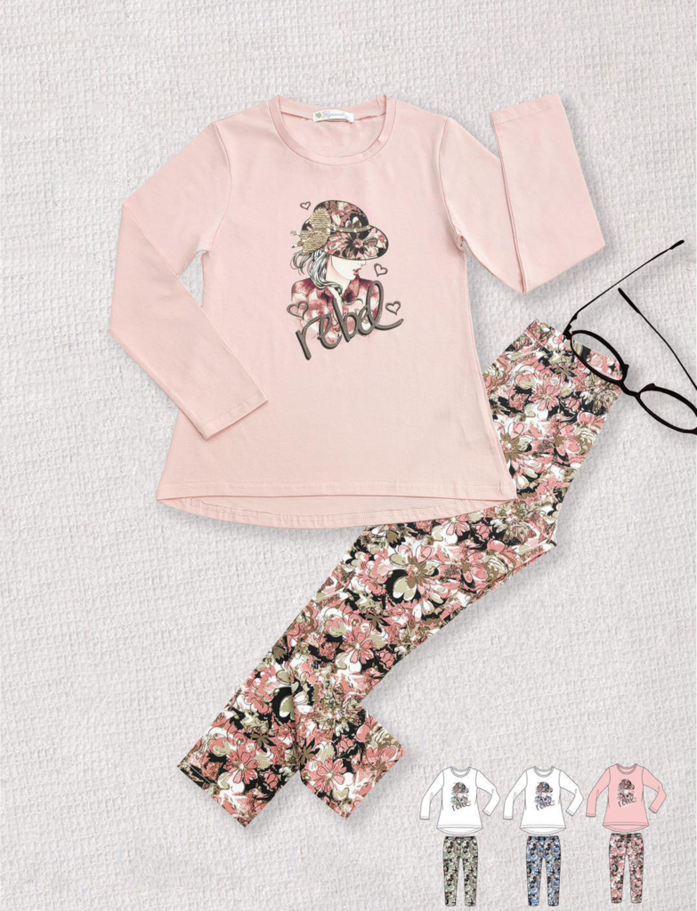 Completo da bambina 2 pezzi 