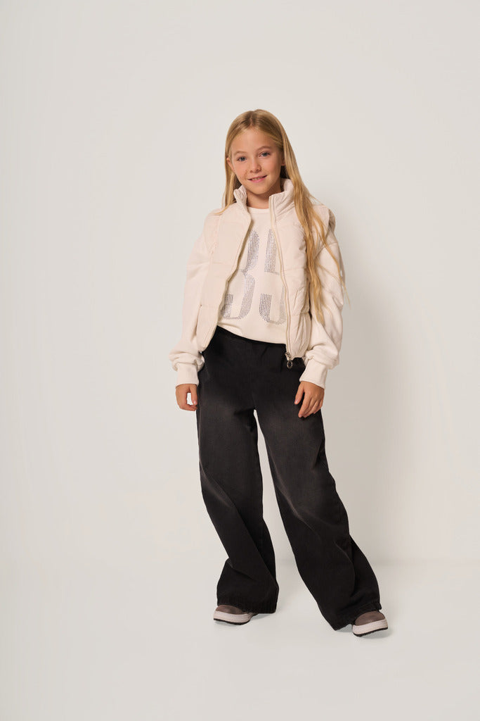 Gilet imbottito senza maniche bambina