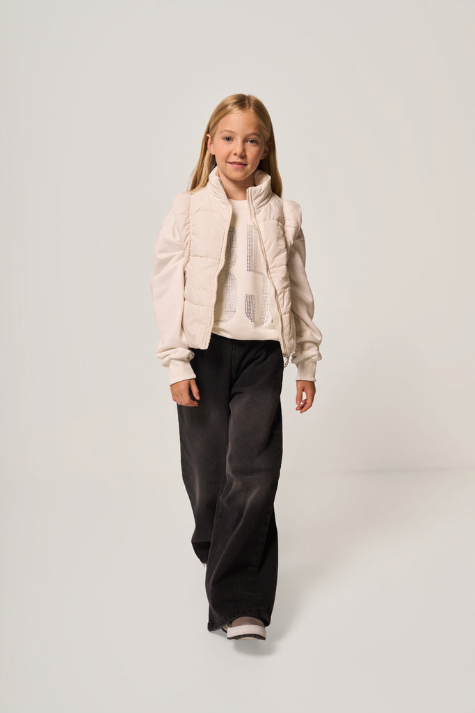Gilet imbottito senza maniche bambina
