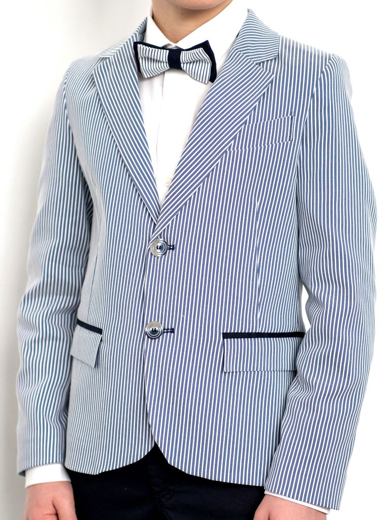 Blazer rigato strutturato