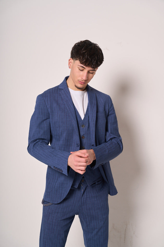 Giacca Uomo Blu Slim Fit
