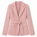 Blazer con cintura coordinato