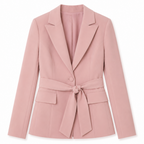 Blazer con cintura coordinato