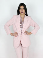 Blazer gessato 1 bottone