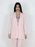 Blazer gessato 1 bottone