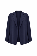 Blazer fluido blu navy
