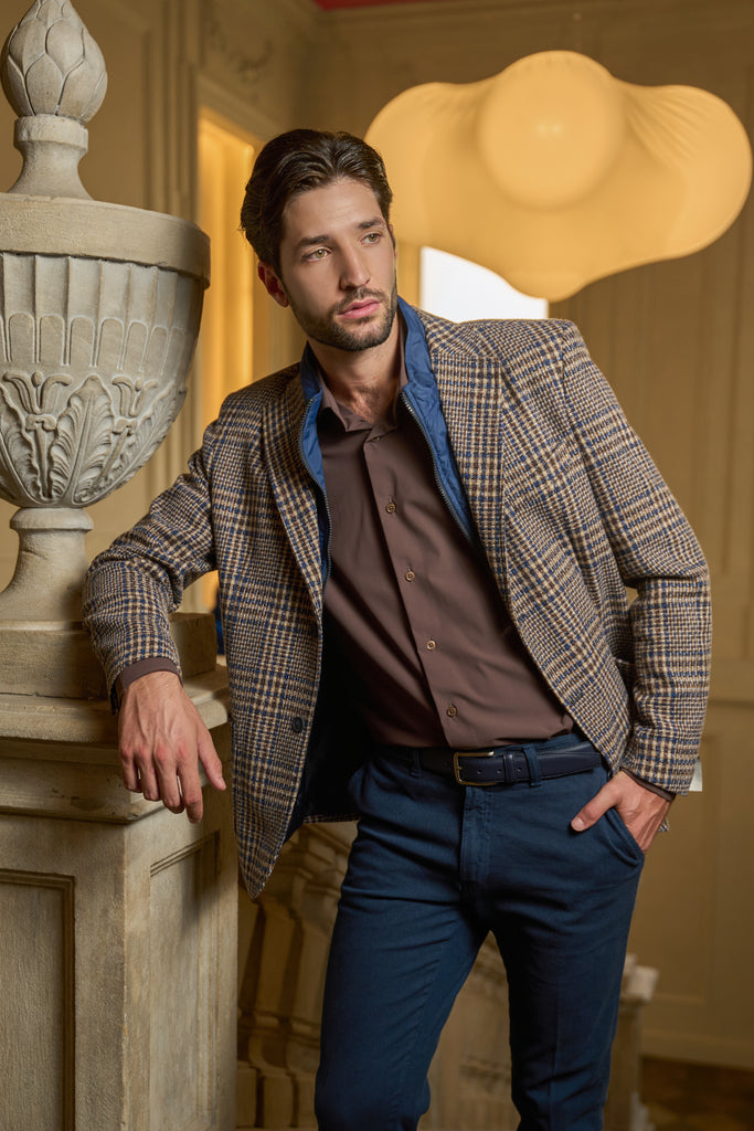 Giacca uomo a quadri