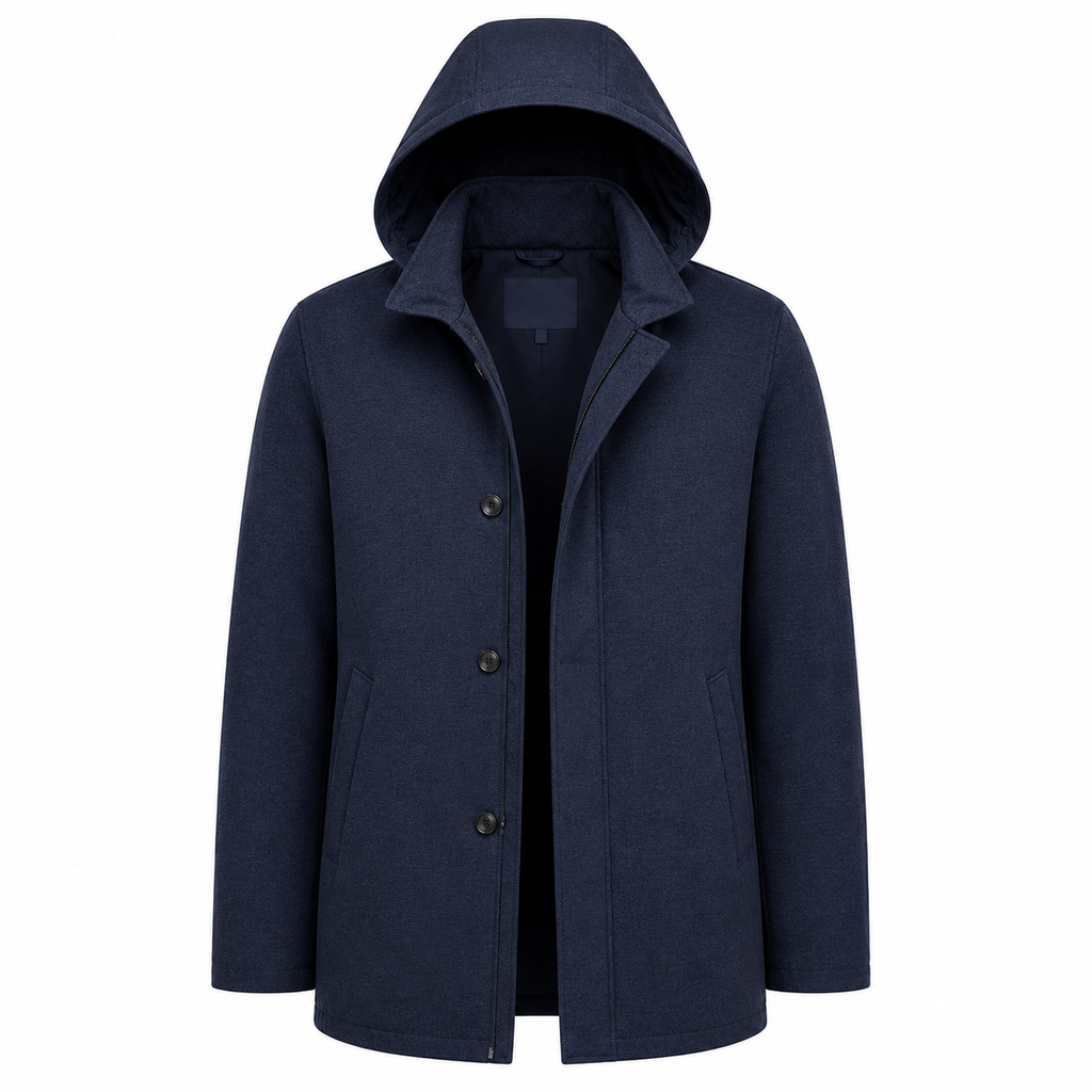 GIACCA UOMO CON CAPPUCCIO STACCABILE