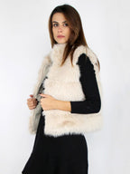Gilet con pelo