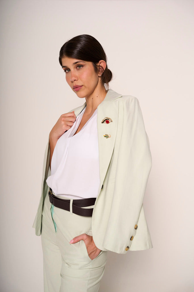 Giacca verdone Soft-Tailored
