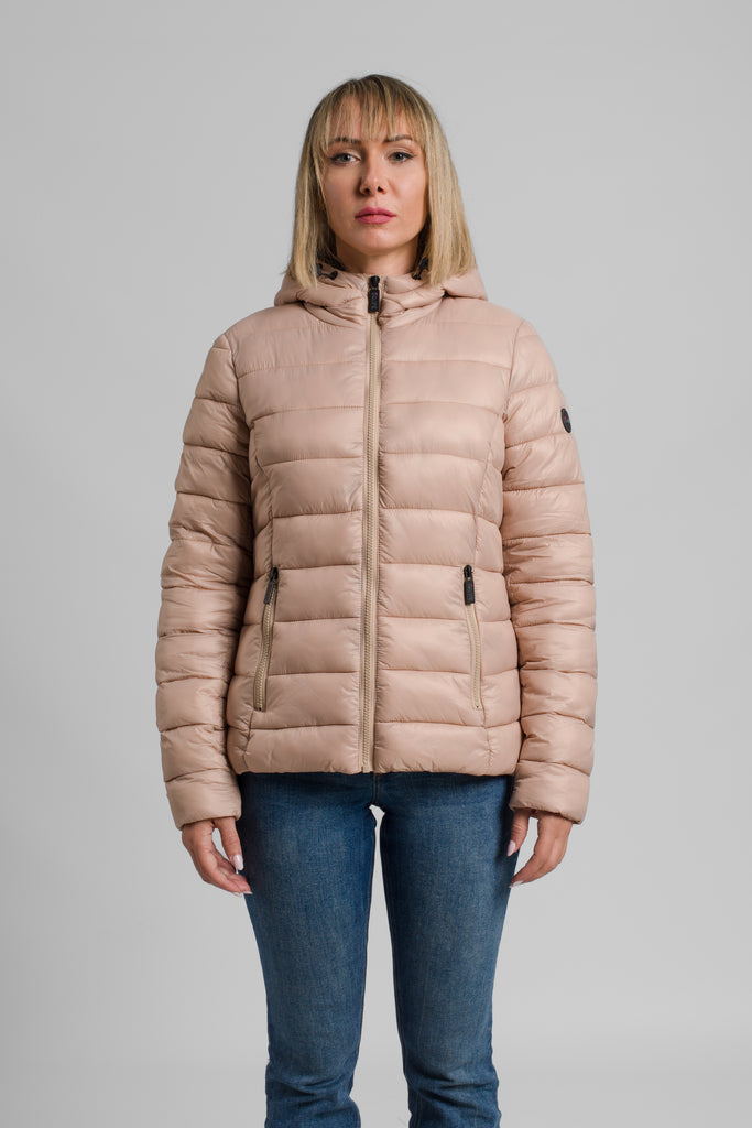 Giacca donna imbottita con cappuccio