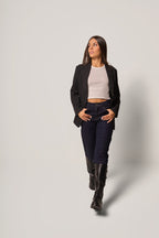 Blazer semplice con bottone