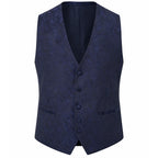 Gilet Uomo Elegante Fantasia Jacquard