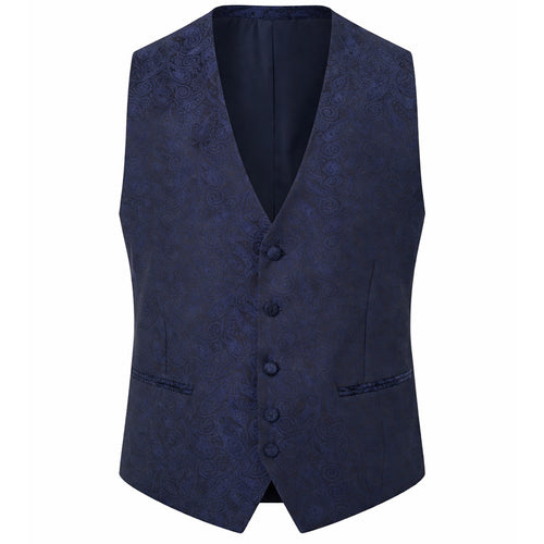 Gilet Uomo Elegante Fantasia Jacquard