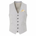 Gilet Uomo Grigio Slim Fit