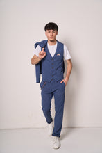 Carica l'immagine nel visualizzatore di Gallery, Gilet Uomo Blu Slim Fit
