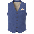 Gilet Uomo Blu Slim Fit