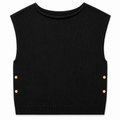 GILET CON BOTTONI LATERALI