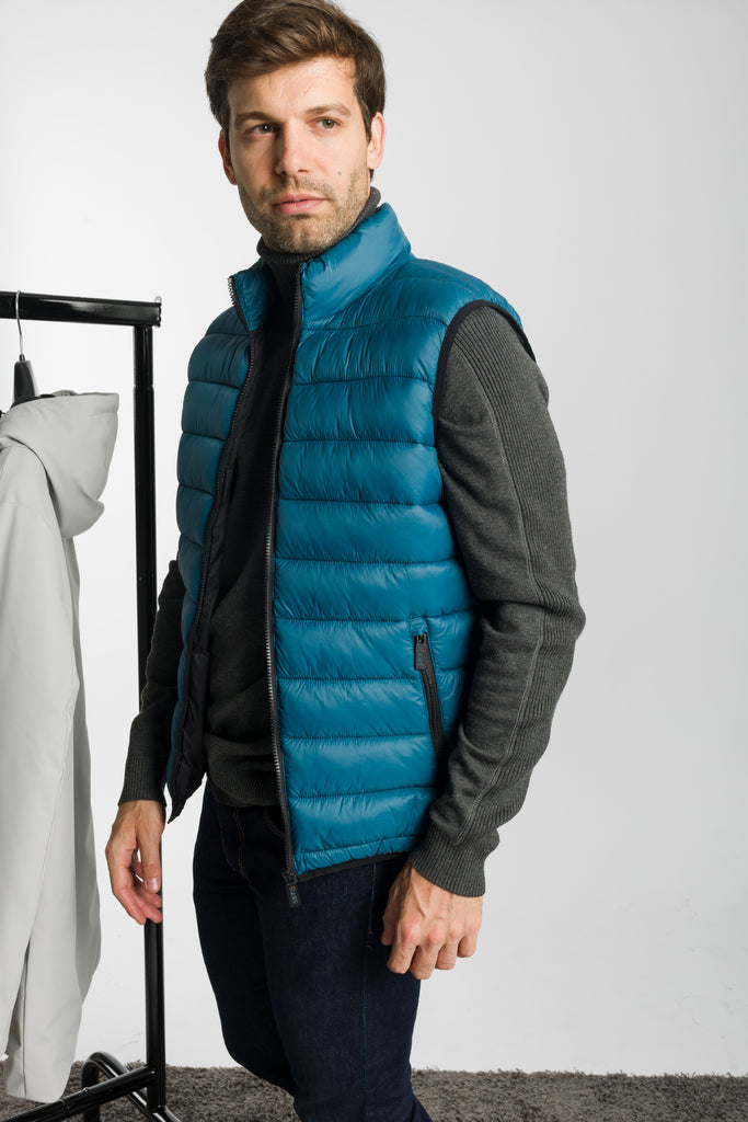 Gilet da uomo trapuntato