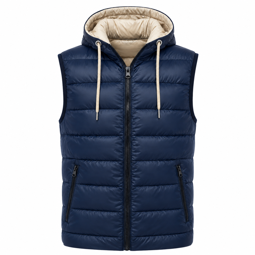 Gilet uomo trapuntato