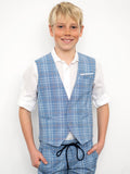 Gilet a quadri da completo