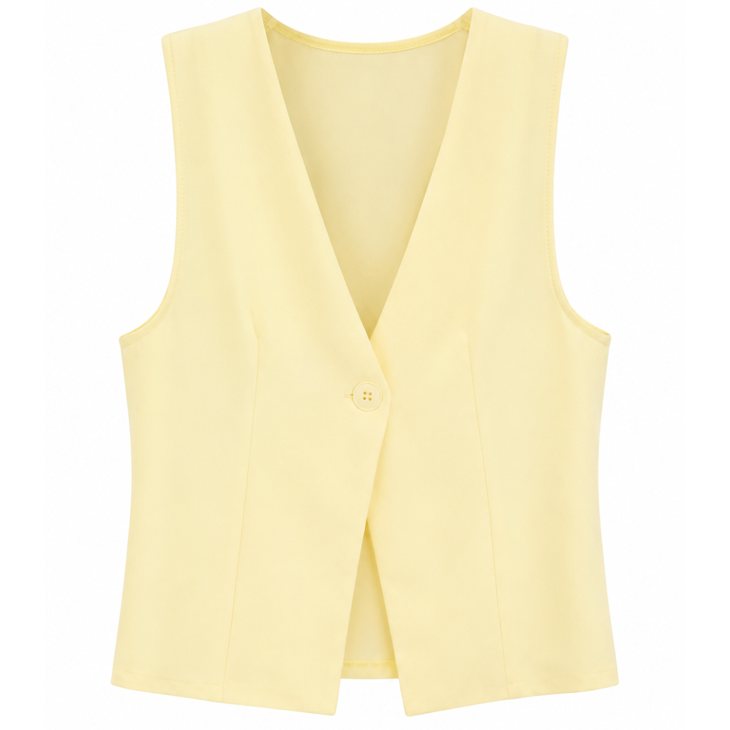 GILET A UN BOTTONE