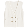 GILET IN MAGLIA DOPPIOPETTO