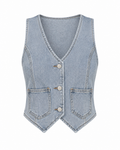Gilet donna in jeans