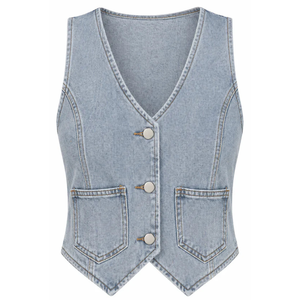 Gilet donna in jeans