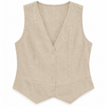 GILET IN LINO