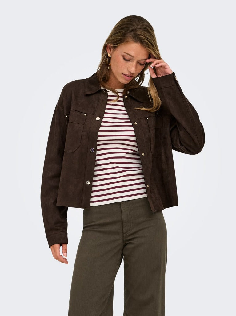 GIACCA CAMICIA IN DAINETTO