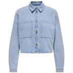 Giacca Donna in Denim Lavaggio Chiaro