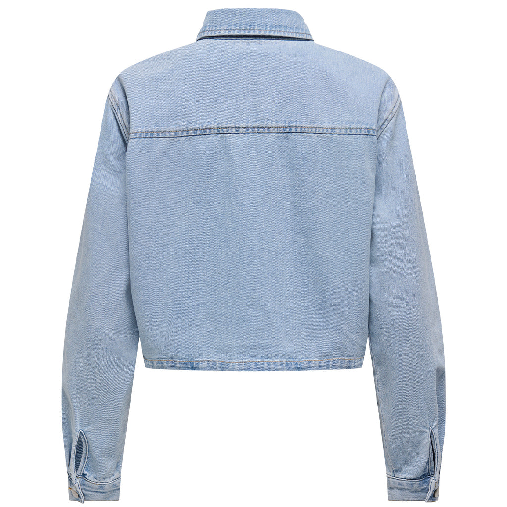 Giacca Donna in Denim Lavaggio Chiaro