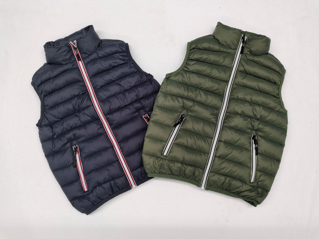Smanicato da bambino con zip in contrasto