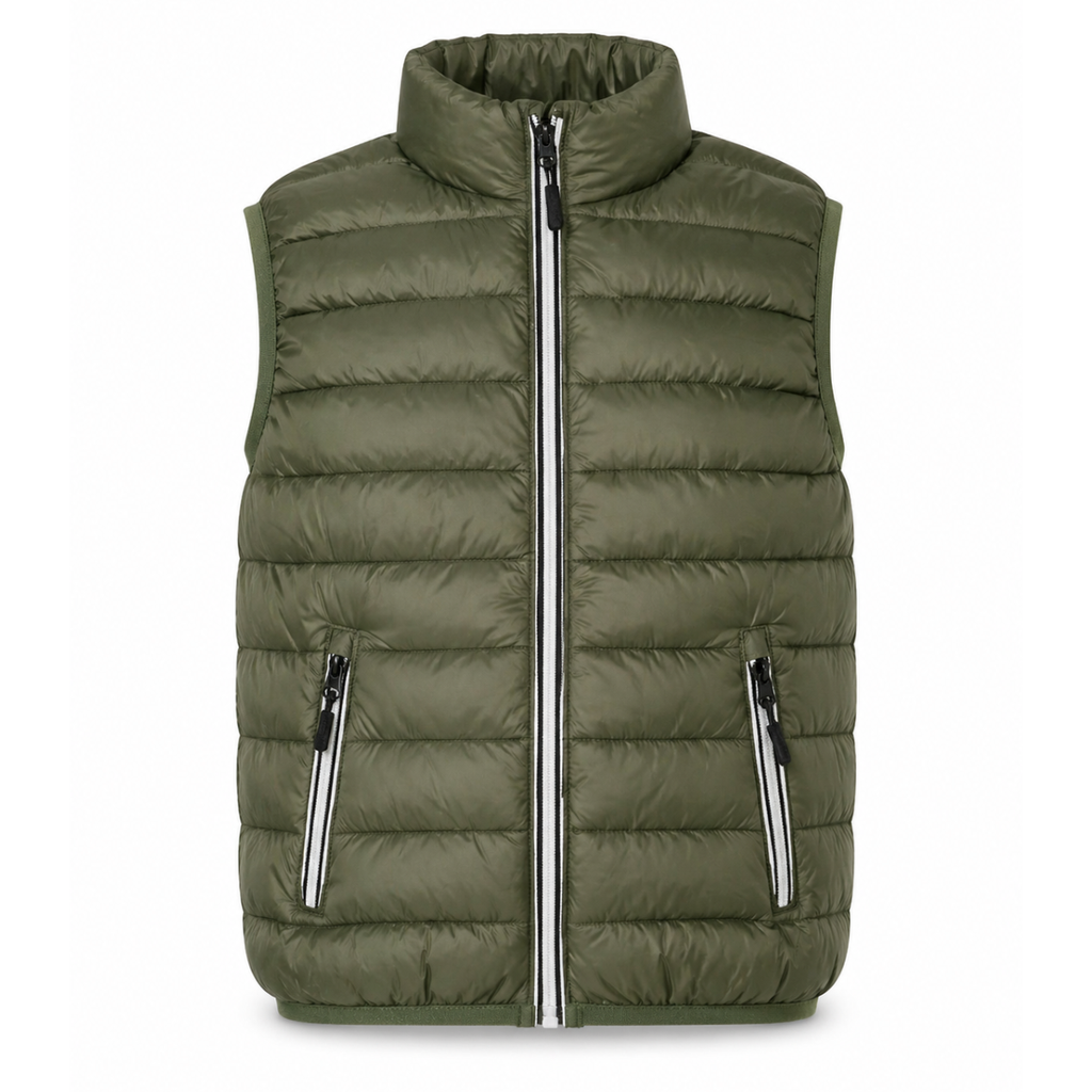 Smanicato da bambino con zip in contrasto