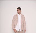 Camicia con revers e 4 tasche
