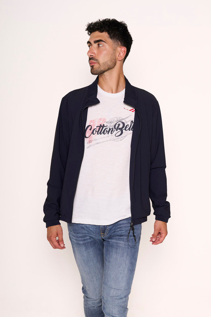 Bomber con collo in piedi