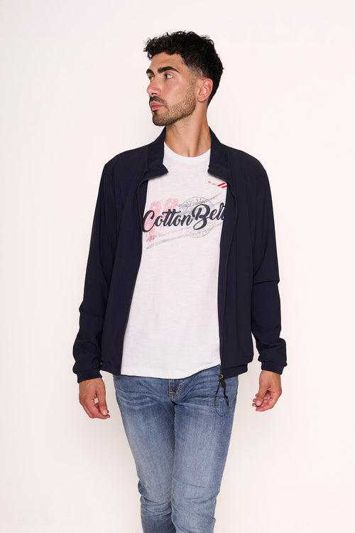Bomber con collo in piedi
