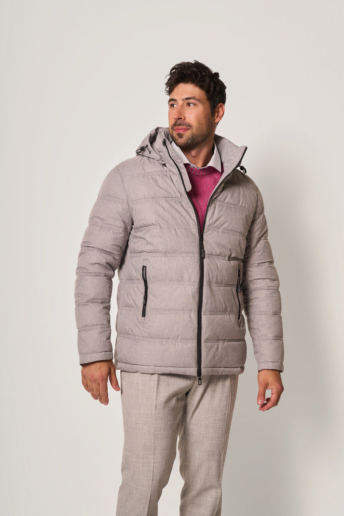 Giubbotto uomo con cappuccio