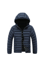 Carica l&#39;immagine nel visualizzatore di Gallery, Piumino uomo 150g con cappuccio staccabile
