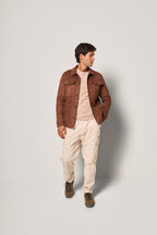 Giacca uomo in suede