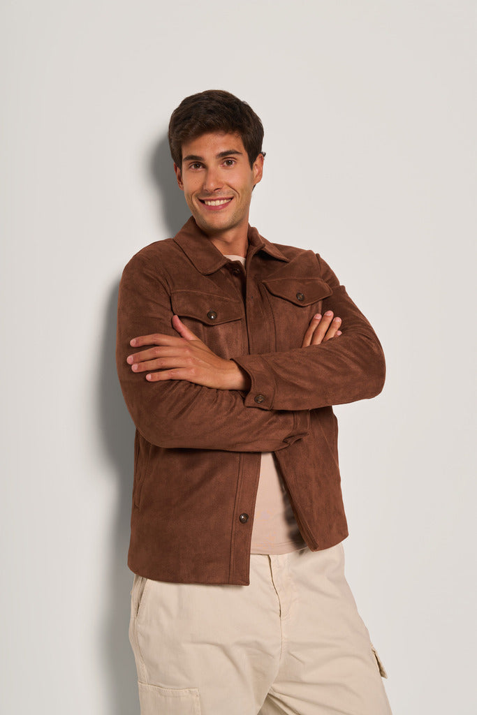 Giacca uomo in suede
