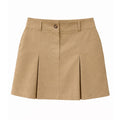 Gonna Donna Corta con Pieghe – Beige Sabbia