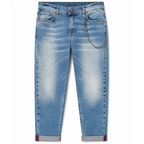 Jeans Uomo Blu Denim Regular Fit