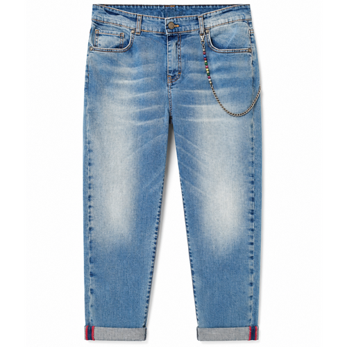 Jeans Uomo Blu Denim Regular Fit