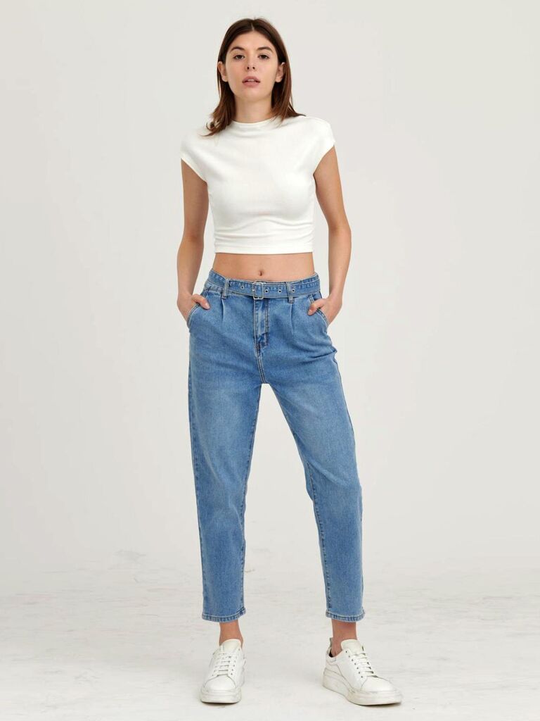 Jeans mom fit